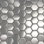 HEXA (Satinado HL - 30X30 mm.)