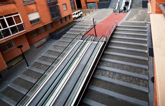 Escaleras mec�nicas en Plasencia