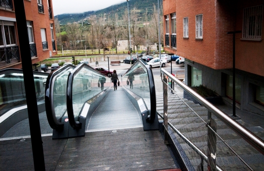 Escaleras mec�nicas en Plasencia