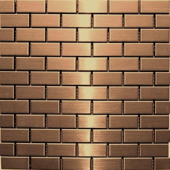  Mosaico Cobre Brick Satinado 48x23