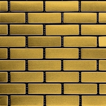  Mosaico Dorado Brick Satinado 64x20