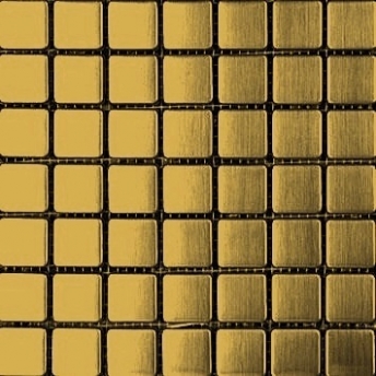  Mosaico Dorado Square Satinado 20x20