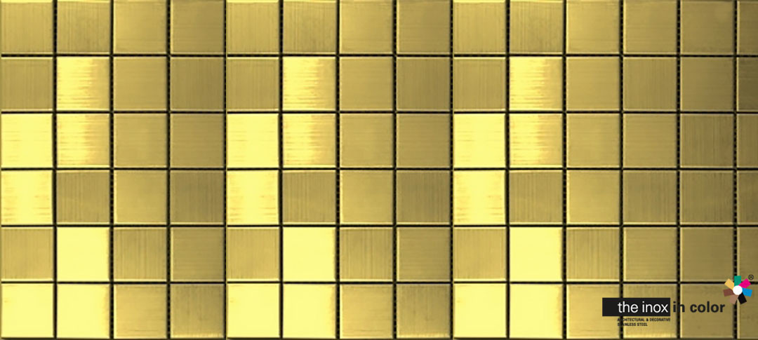 Golden Stainless Steel Mosaics