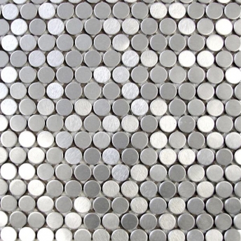  Mosaico Inox Circle Satinado 20 