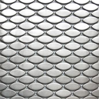  Mosaico Inox Oval Satinado 50x21