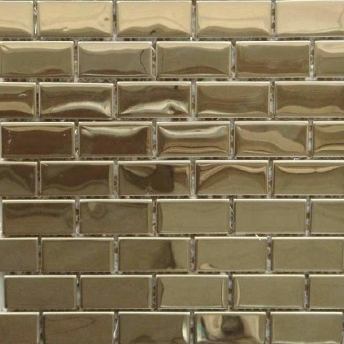  Mosaico Laton Brick Brillante 48x23