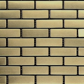  Mosaico Laton Brick Satinado 64x20