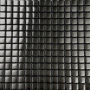  Mosaico Negro Square Satinado 15x15