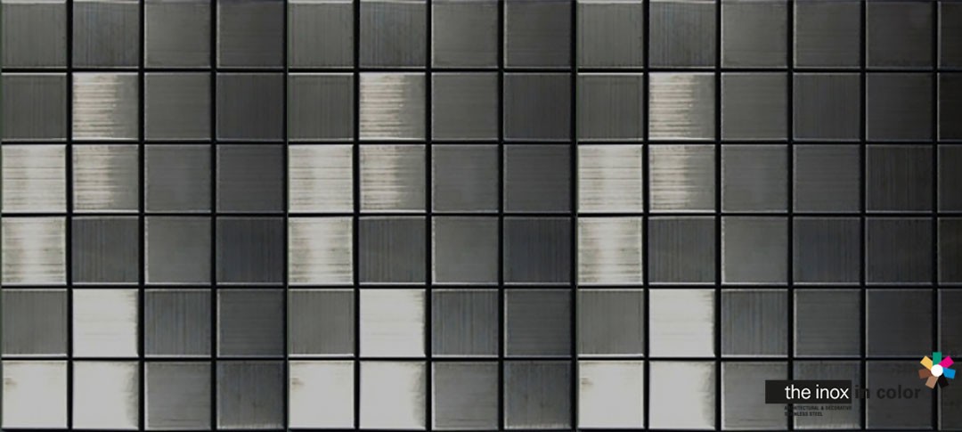 Black Stainless Steel Mosaics