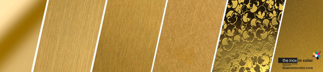 Gold Colored Stainless Steel